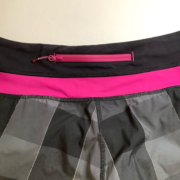 LULULEMON Groovy Run Short in Gros Gingham Size 6 - Picture 5 of 11